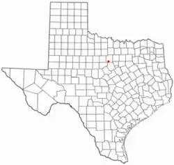 Location of Gordon, Texas