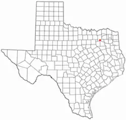 Location of Hawk Cove, Texas