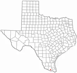 Location of Lopezville, Texas