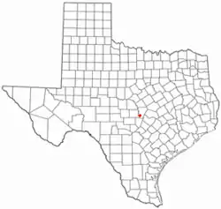 Location of Meadowlakes, Texas