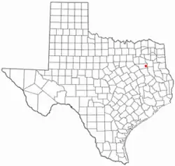 Location of Moore Station, Texas