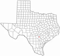 Location of New Berlin, Texas