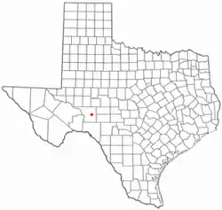 Location of Ozona, Texas