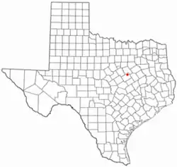 Location of Ross, Texas