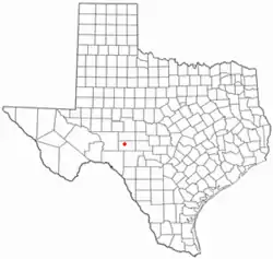 Location in the state of Texas