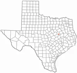 Location of Thornton, Texas