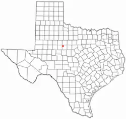 Location of Trent, Texas