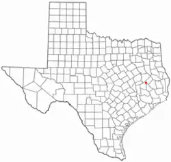 Location of Trinity, Texas