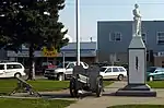 A 7.7 cm Infanteriegeschütze L/27 at the Taber Alberta War Memorial.