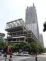 Taipei Nan Shan Plaza under construction in 2016.