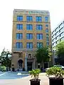 The historic Exchange Bank Building, considered to be the city's first highrise building