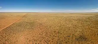 panorama of the desolate Tanami Desert