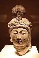 Tang Bodhisattva Head, Tianlongshan