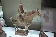 Tang cavalry figurine