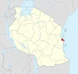 Location in Tanzania