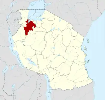 Location in Tanzania