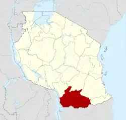 Location in Tanzania