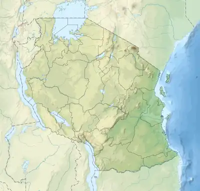 Location in Tanzania