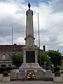 Monument to the dead in front of Saint-Romain church (June 2013)