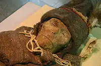 Mummy from Xiaohe cemetery