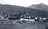 Photo of Tashichödzong in 1921