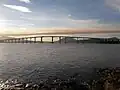 Looking towards the Tasman Bridge from Montagu Bay