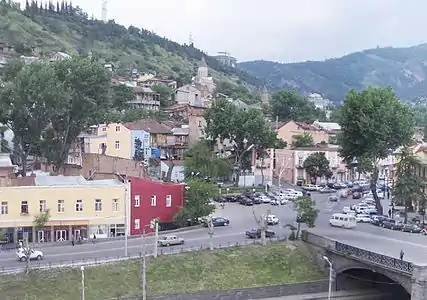 Another view of the Armenian Quarter with Saint Stepanos Church (right of center)