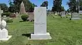 Ted Lewis headstone at Forest Cemetery in Circleville, Ohio.