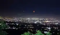 View of Tegal at night 2018