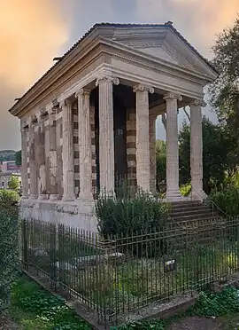 The Temple of Portunus, Rome, was preserved by being rededicated to Santa Maria Egiziaca in 872.