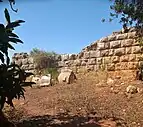 photograph of the ruined temple at Kaş