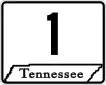 State Route 1 marker