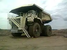 A Terex 6300AC "Heavy Hauler", one of the biggest dump trucks in the world. c. 2000  Volvo began to acquire the brand in 2013, and dropped the name in 2021