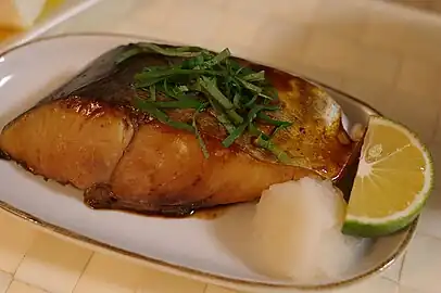 Teriyaki amberjack