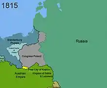 Territorial changes of Poland 1815