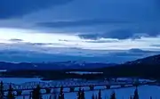 Teslin at dusk