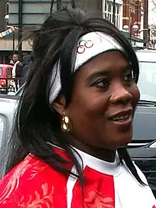 A headshot of Tessa Sanderson