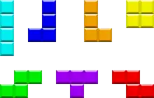 Tetris figures.