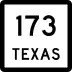 State Highway 173 marker