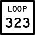 State Highway Loop 323 marker