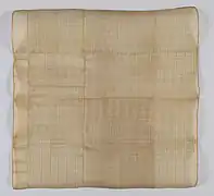 19th century cotton and piña textile in the Cooper Hewitt, Smithsonian Design Museum