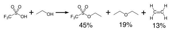 triflic acid condensation reaction