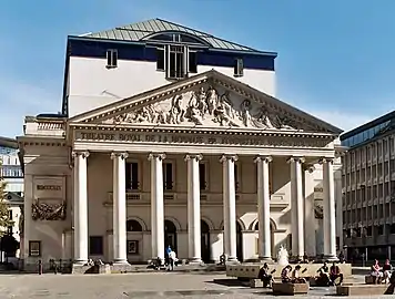 Royal Theatre of La Monnaie in Brussels, Belgium