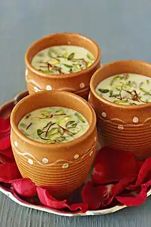 Thandai is a popular sweet drink