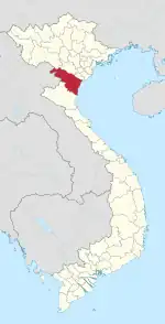 Location of Thanh Hóa within Vietnam