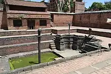 Nag Pokhari hiti with pond, Bhaktapur