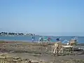 Tharon-Plage at low tide