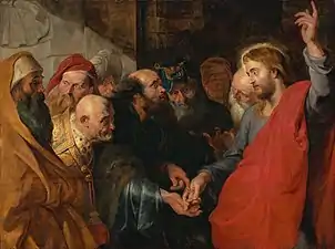 The Tribute Money, Peter Paul Rubens (c. 1610–15)