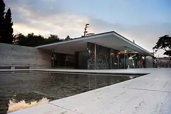 Barcelona Pavilion, Barcelona, Spain, by Ludwig Mies van der Rohe, 1929