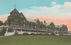 Belgrade Hotel, Belgrade Lakes, ME (c. 1900, burned 1956)